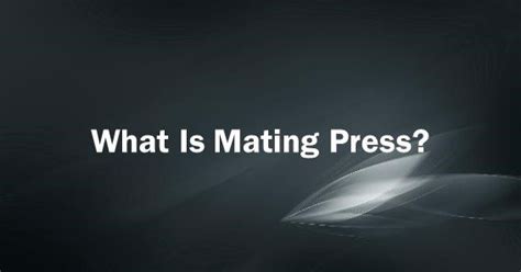 mating press position|The Mating Press: Origins, Benefits, and Considerations